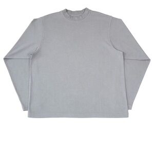 YEEZY GAP Heavy Cotton Long Sleeve T-Shirt Dark Gray Size S